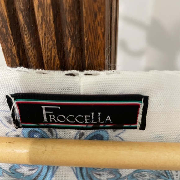 Two layers, romper dress, women size small, made in Italy by Froccella - Picture 2 of 8